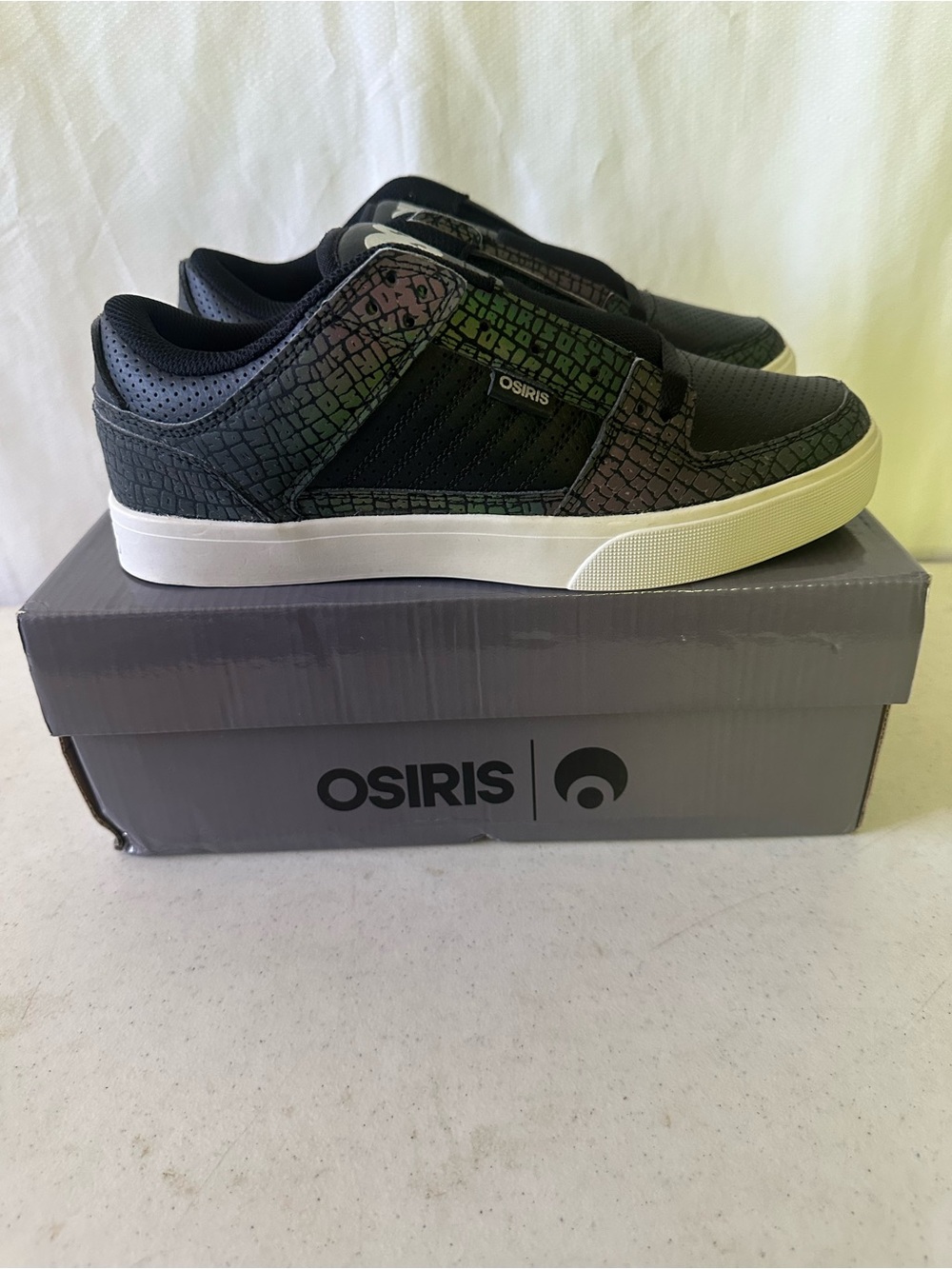 NEW Osiris Protocol Prism Black Skate Shoes Men’s Size 9 With Box Y2K